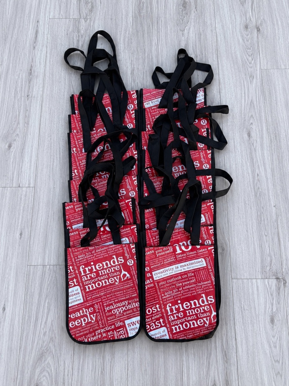 Lululemon Small Reusable Shopping Bags - 20 Bags